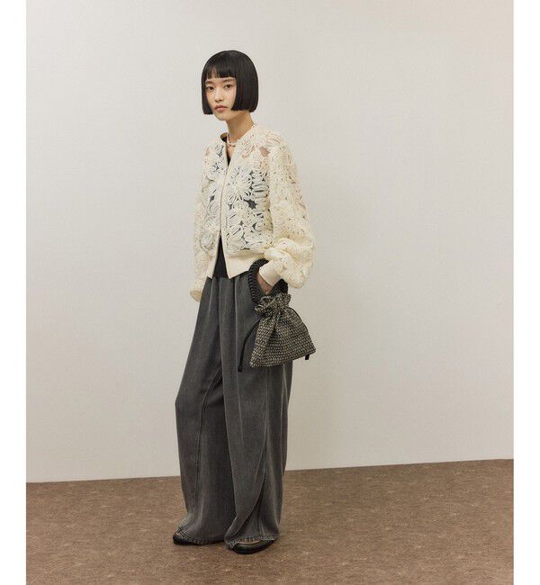 ADAM ET ROPE'「ブレイドハンドル巾着バッグ」|ショルダー・メッセンジャー|