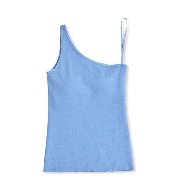 ADAM ET ROPE'「シルク混ワンショルタンクトップ」|タンクトップ|