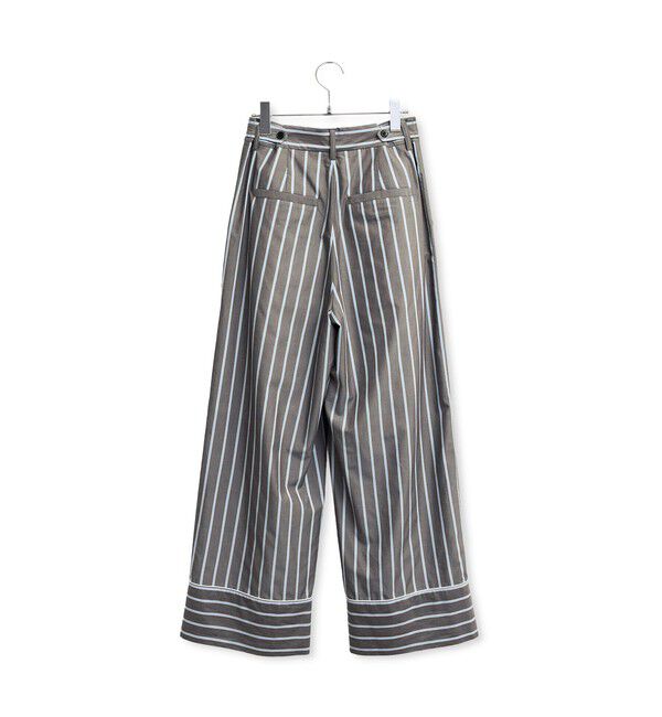 ADAM ET ROPE'「ストライプシャツスラックス」|スラックス|