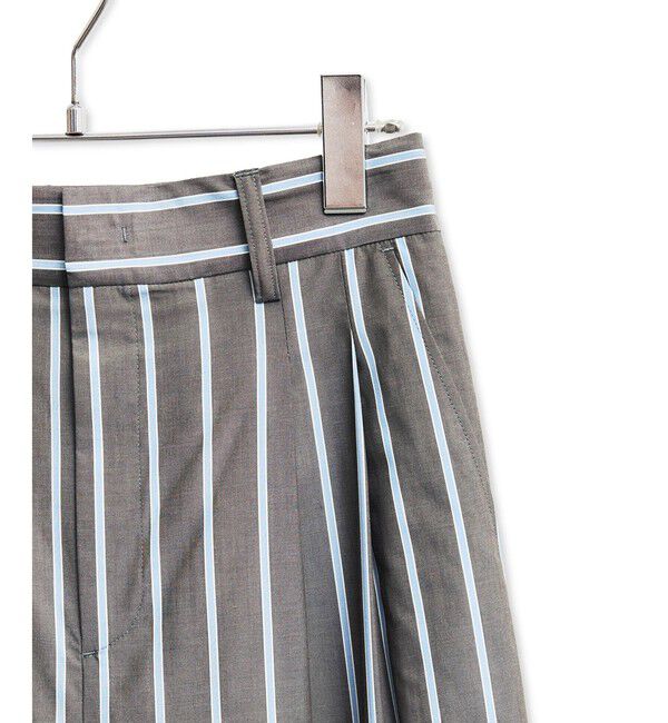 ADAM ET ROPE'「ストライプシャツスラックス」|スラックス|