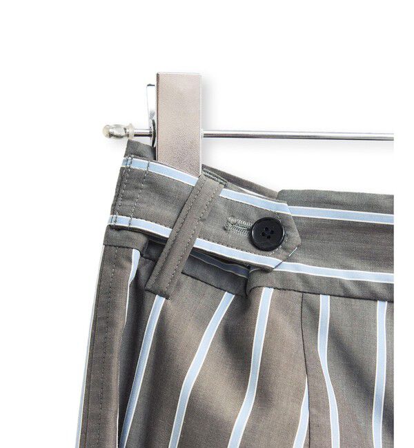 ADAM ET ROPE'「ストライプシャツスラックス」|スラックス|