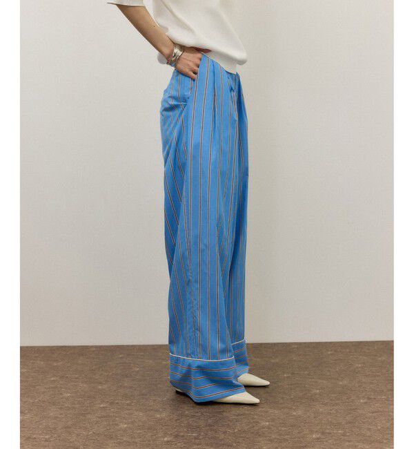 ADAM ET ROPE'「ストライプシャツスラックス」|スラックス|