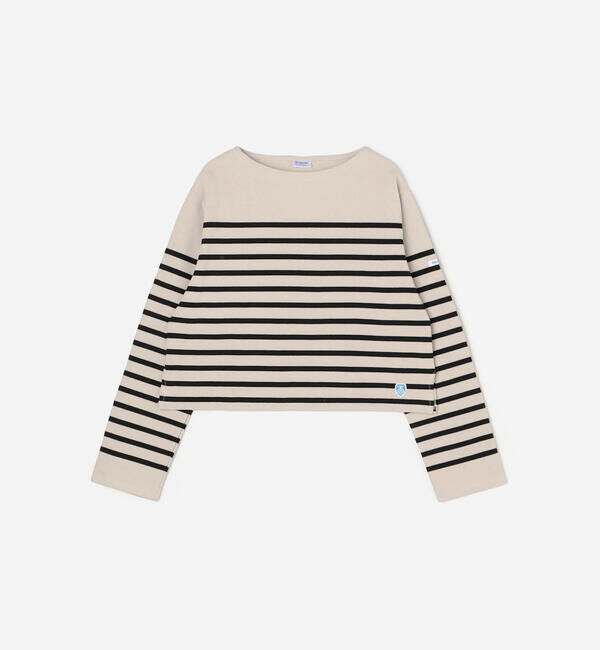 ORCIVAL「ORCIVAL | ラッセル ボートネッククロップドTシャツ WOMEN」|Tシャツ・カットソー|GREY系1