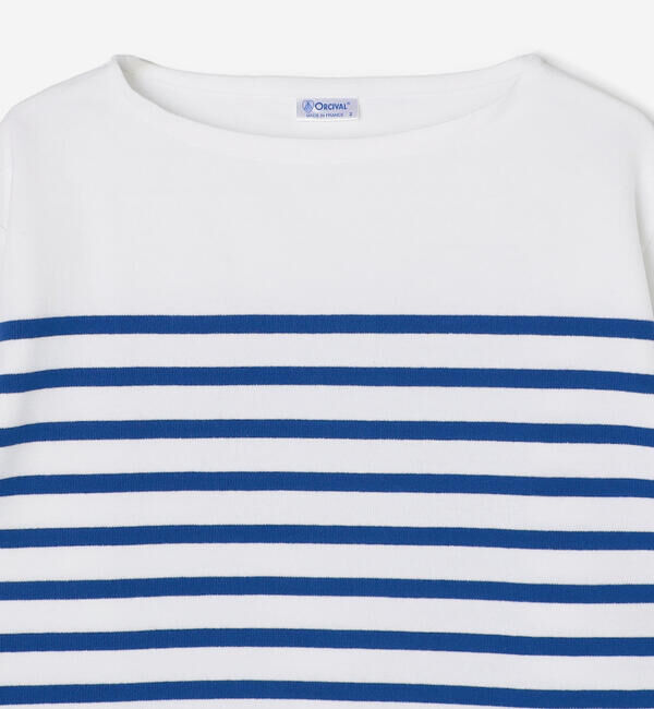 ORCIVAL「ORCIVAL | ラッセル ボートネッククロップドTシャツ WOMEN」|Tシャツ・カットソー|