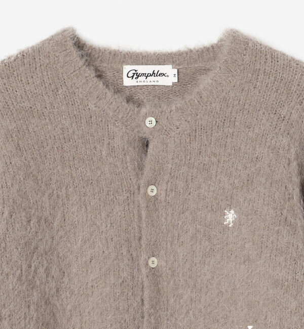 GYMPHLEX「Gymphlex | シャギーニット ショートカーディガン WOMEN」|ニット・セーター|