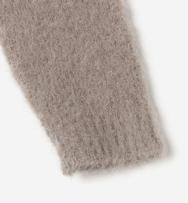 GYMPHLEX「Gymphlex | シャギーニット ショートカーディガン WOMEN」|ニット・セーター|