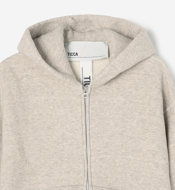  「TICCA | 〈別注〉 ダウニーウラケ ジップパーカー WOMEN」|スウェット・ジャージ|