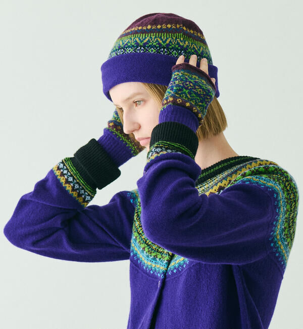  「ERIBE | ウール ニットビーニー」|ニット帽|