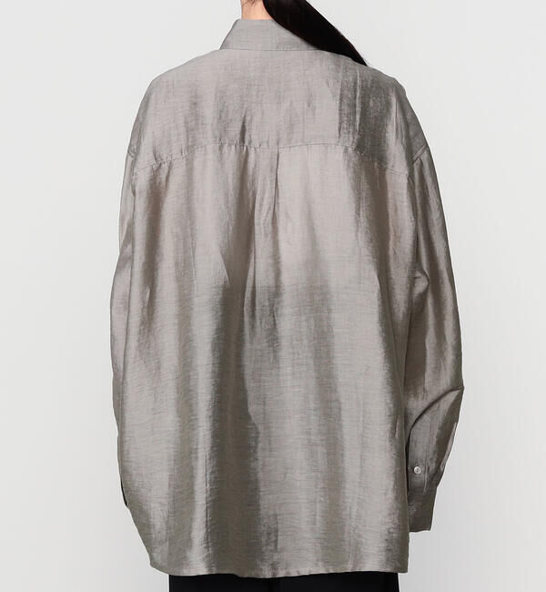  「eunoia | シアー オーバーサイズシャツ WOMEN」|シャツ・ブラウス|