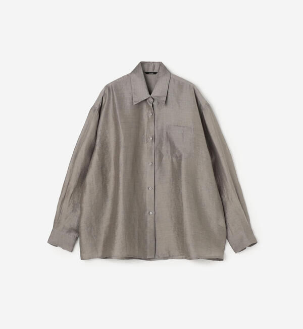  「eunoia | シアー オーバーサイズシャツ WOMEN」|シャツ・ブラウス|