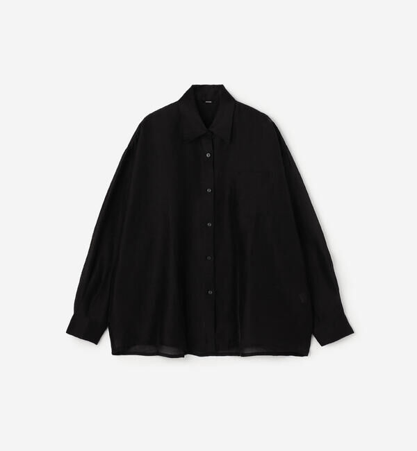  「eunoia | シアー オーバーサイズシャツ WOMEN」|シャツ・ブラウス|