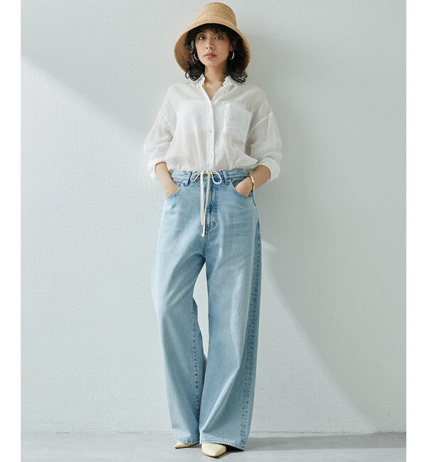  「ドロストデニムパンツ」|チノ|