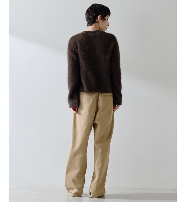  「ファーボタンジャケット」|ニット・セーター|