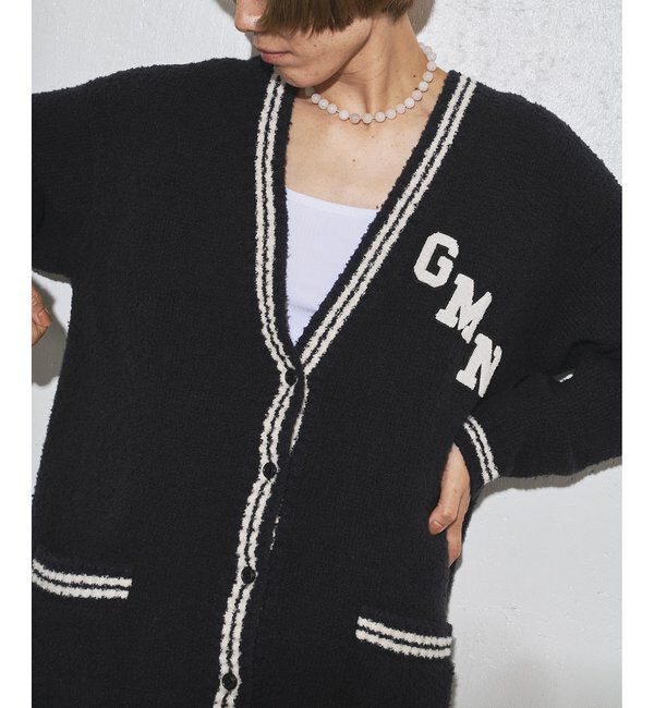 GEMINI「【GEMINI】ワッペンツキニットカーディガン」|ニット・セーター|