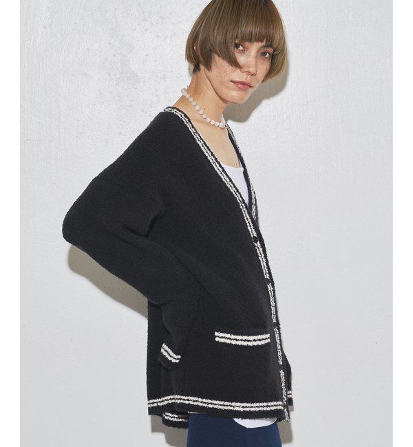 GEMINI「【GEMINI】ワッペンツキニットカーディガン」|ニット・セーター|