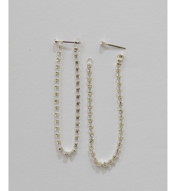  「【インフルエンサーコラボ】ビジューアレンジピアスSV」|リング|