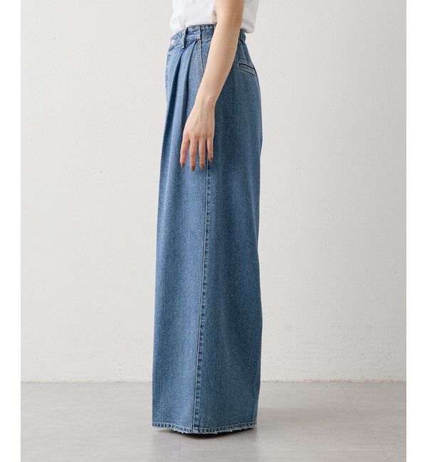  「ワイドデニムイージーパンツ」|デニム|