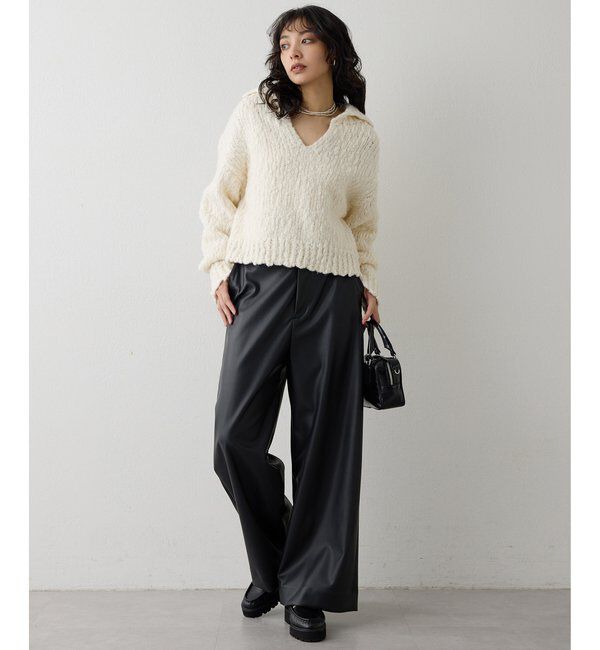  「ローゲージスキッパープルオーバー」|ニット・セーター|