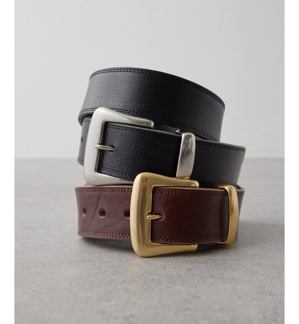 Hoaw.「【Hoaw.】Wステッチワイドベルト」|ベルト|