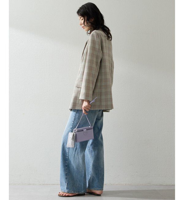  「コットンチェックテーラージャケット」|テーラードジャケット|