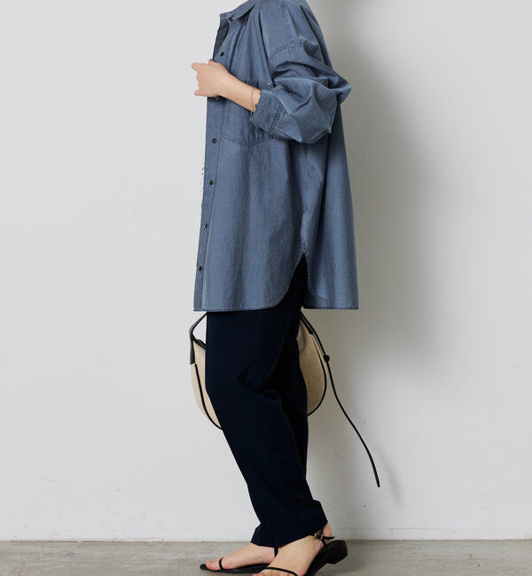  「シアーデニムシャツ」|シャツ・ブラウス|
