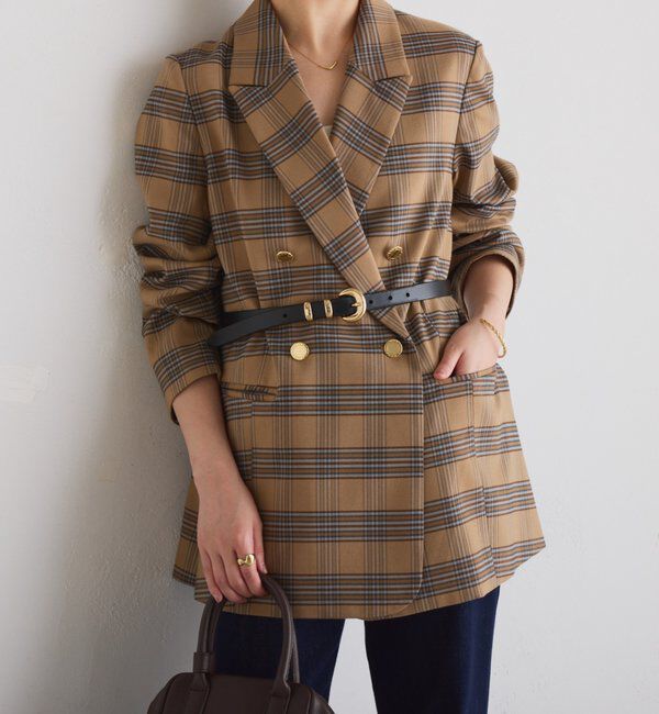  「ウールライクダブルジャケット」|デニムジャケット|