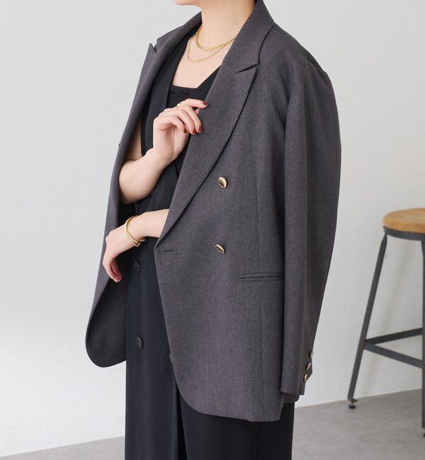  「ウールライクダブルジャケット」|デニムジャケット|