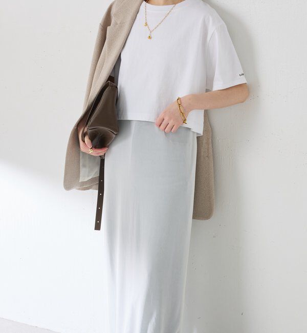  「Q.anos レイヤードTシャツ」|Tシャツ・カットソー|オフホワイト