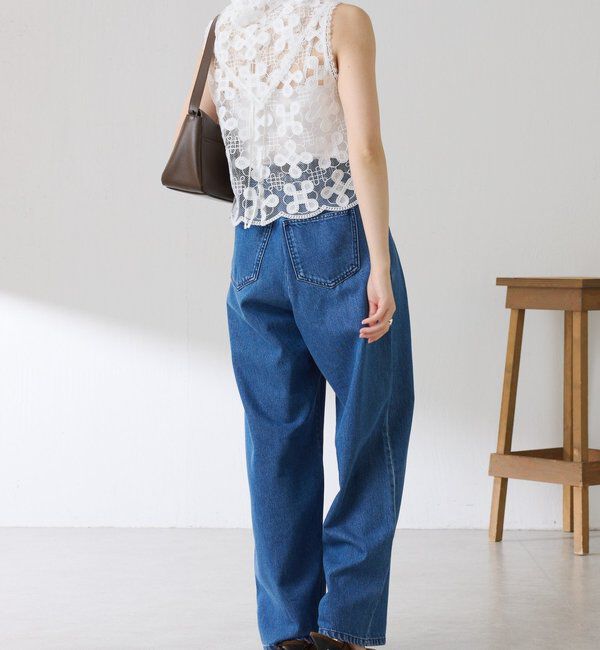  「【＋１アイテム】モチーフレース2WAYベスト」|シャツ・ブラウス|