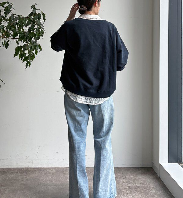  「【WEB限定】パネルレースバンドカラーシャツ」|シャツ・ブラウス|