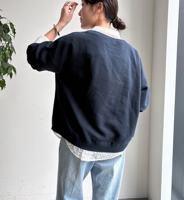  「【WEB限定】パネルレースバンドカラーシャツ」|シャツ・ブラウス|