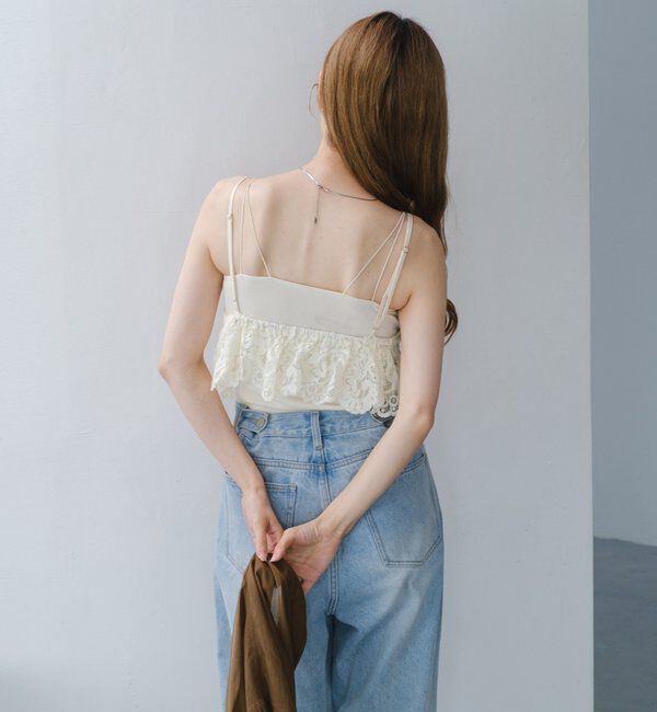  「レースキャミビスチェ」|キャミソール|