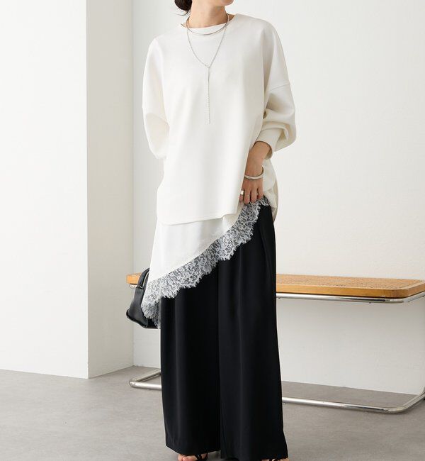  「【楽ちんキレイ】ダンボールポンチョプルオーバー」|Tシャツ・カットソー|