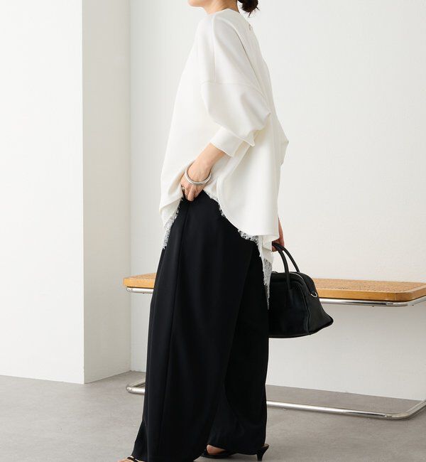  「【楽ちんキレイ】ダンボールポンチョプルオーバー」|Tシャツ・カットソー|