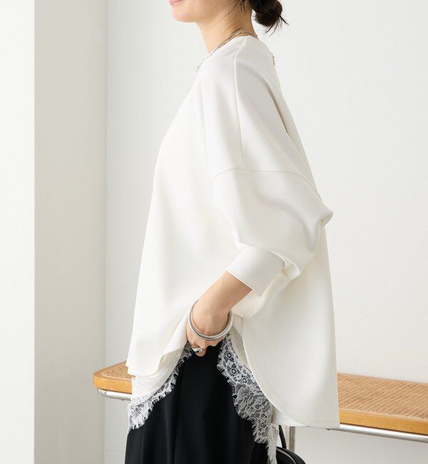  「【楽ちんキレイ】ダンボールポンチョプルオーバー」|Tシャツ・カットソー|