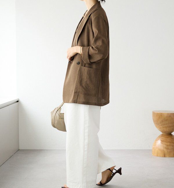  「予約【新色追加/ウォッシャブル】シアースラブオーバージャケット」|テーラードジャケット|