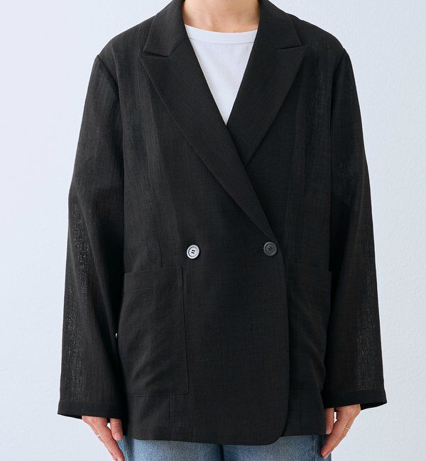  「予約【新色追加/ウォッシャブル】シアースラブオーバージャケット」|テーラードジャケット|