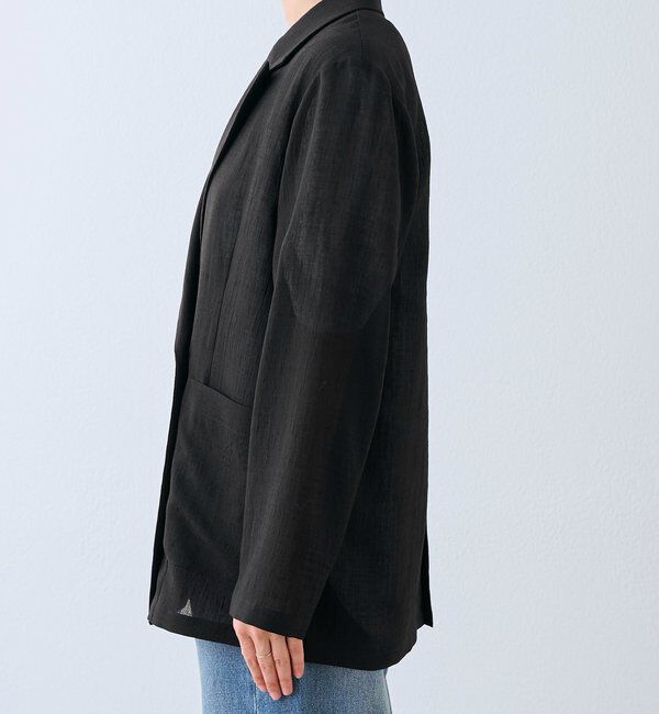  「予約【新色追加/ウォッシャブル】シアースラブオーバージャケット」|テーラードジャケット|