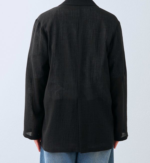  「予約【新色追加/ウォッシャブル】シアースラブオーバージャケット」|テーラードジャケット|