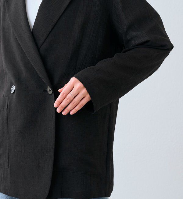  「予約【新色追加/ウォッシャブル】シアースラブオーバージャケット」|テーラードジャケット|