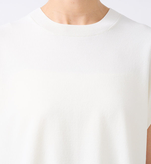  「【接触冷感】クールタッチショルダーニット」|ニット・セーター|