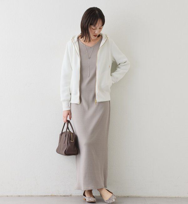  「【全骨格細見え】NEW2WAYロングリブワンピース」|ワンピース|