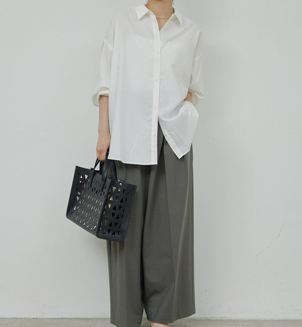  「【ルミネ限定カラーあり！】ツイルオーバーシャツ」|シャツ・ブラウス|