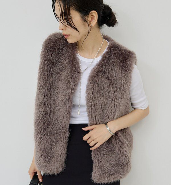  「フェイクカシミヤベスト」|ベスト・ジレ|
