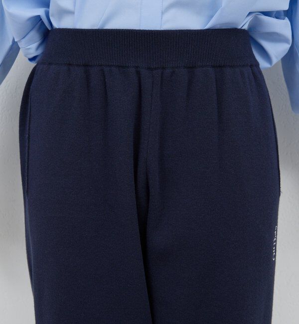  「【WALANCE】シーウール&times;オーガニックコットンニットパンツ/別注」|チノ|