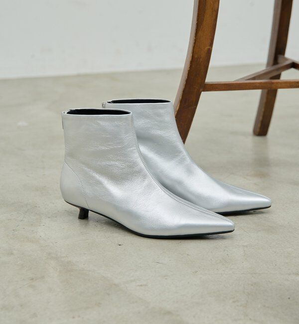  「【2.718】ポインテッドショートブーツ」|ショートブーツ|