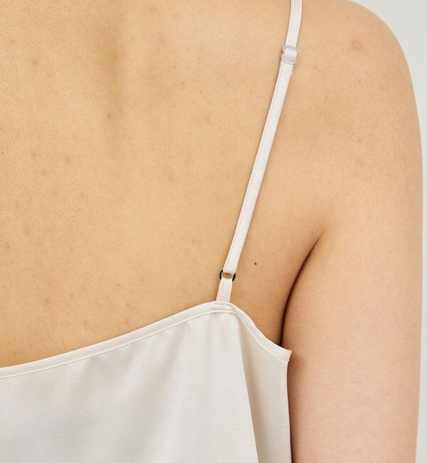  「サテンレースキャミ」|シャツ・ブラウス|