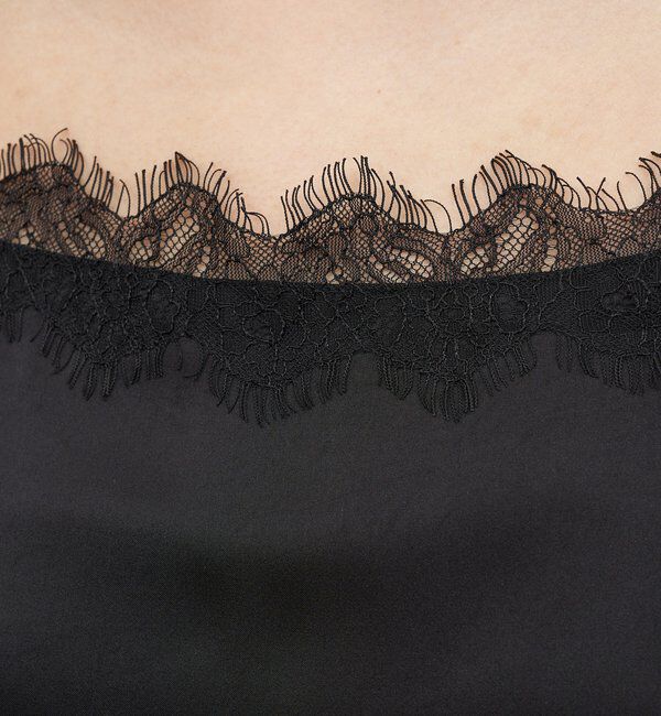  「サテンレースキャミ」|シャツ・ブラウス|