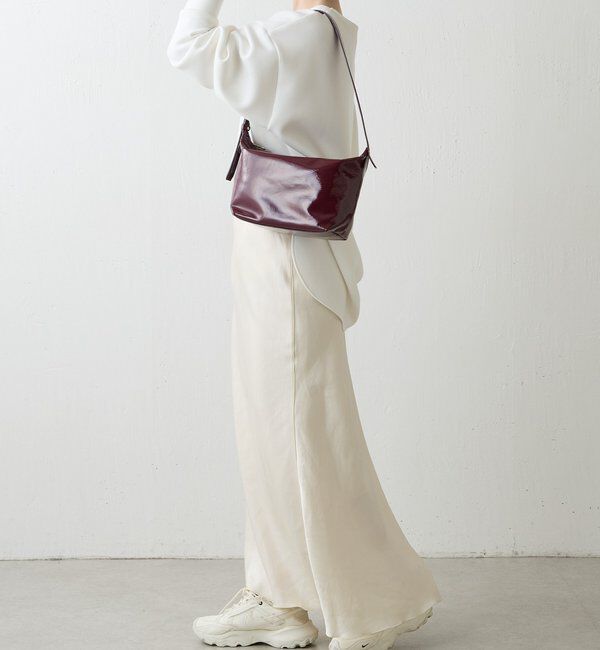  「【再値下げ】エナメルワンショルダーバッグ」|ショルダー・メッセンジャー|