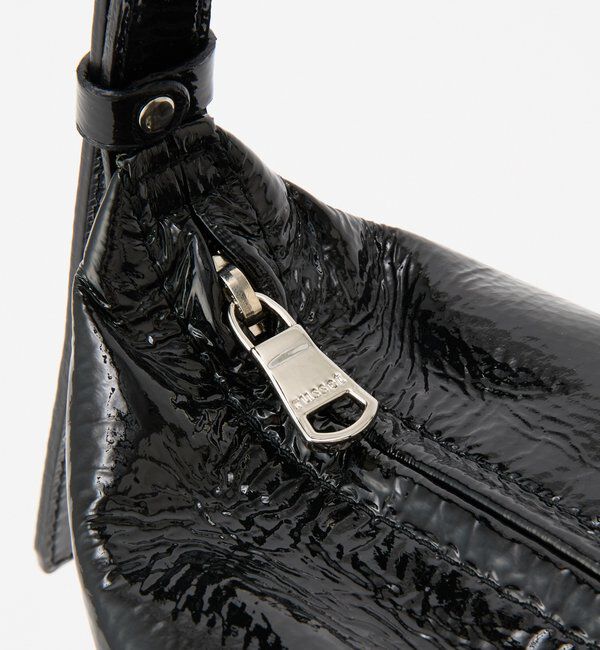  「【再値下げ】エナメルワンショルダーバッグ」|ショルダー・メッセンジャー|